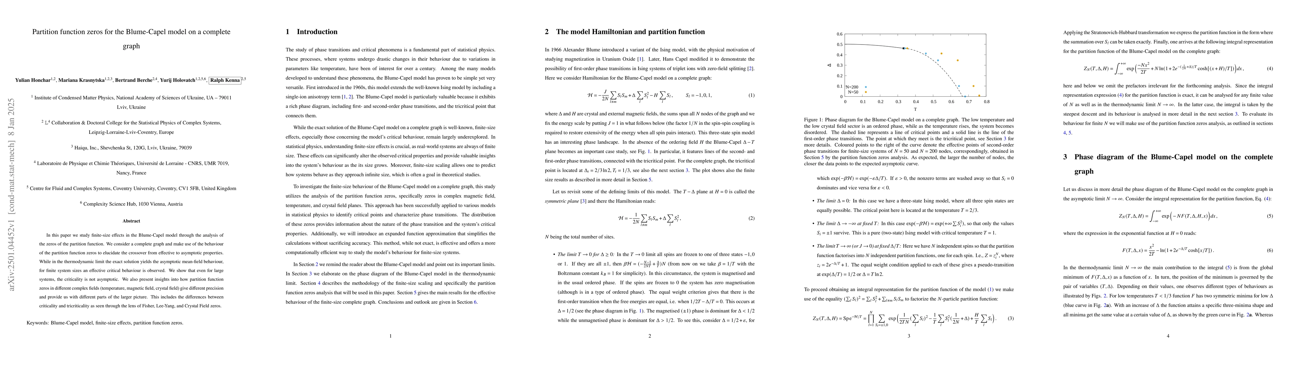 Thumbnail for Partition function zeros for the Blume-Capel model on a complete graph