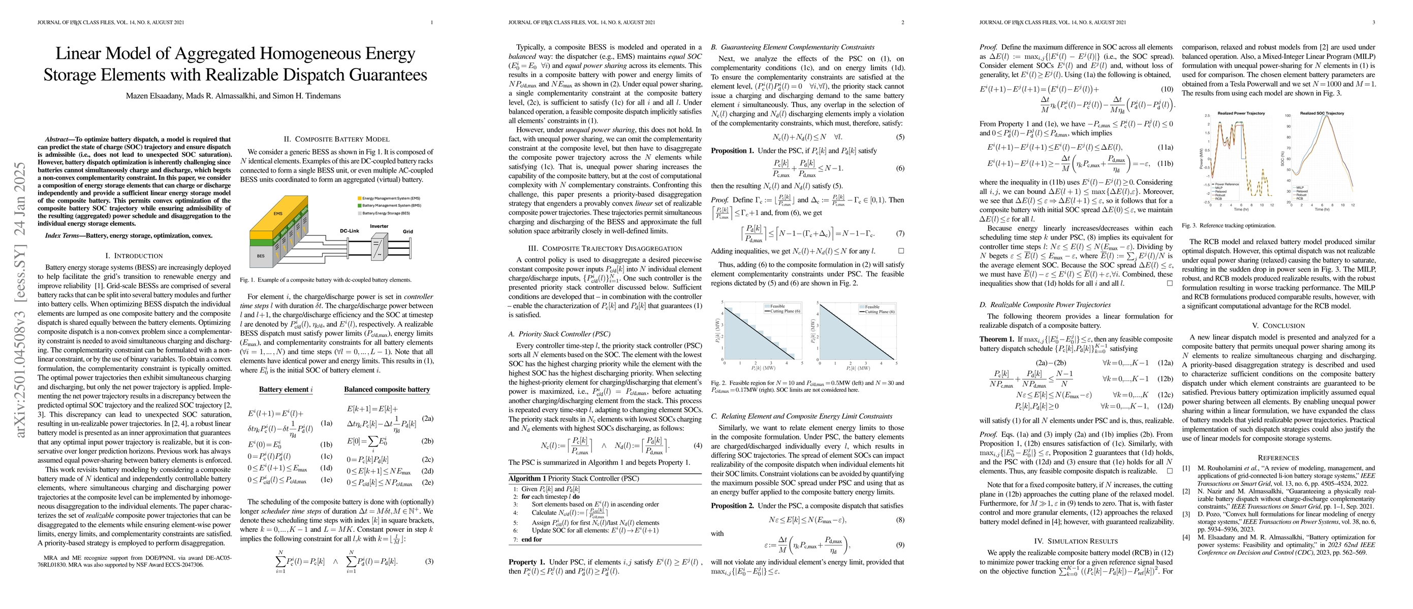 Thumbnail for New Linear Model of a Composite Energy Storage System with Realizable
  Dispatch Guarantees