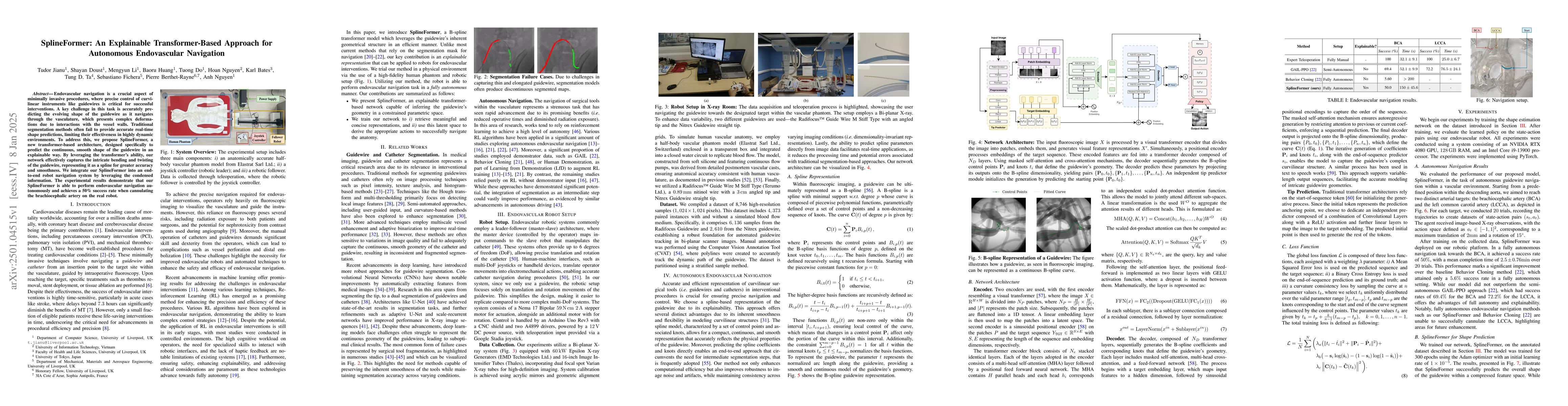 Thumbnail for SplineFormer: An Explainable Transformer-Based Approach for Autonomous
  Endovascular Navigation