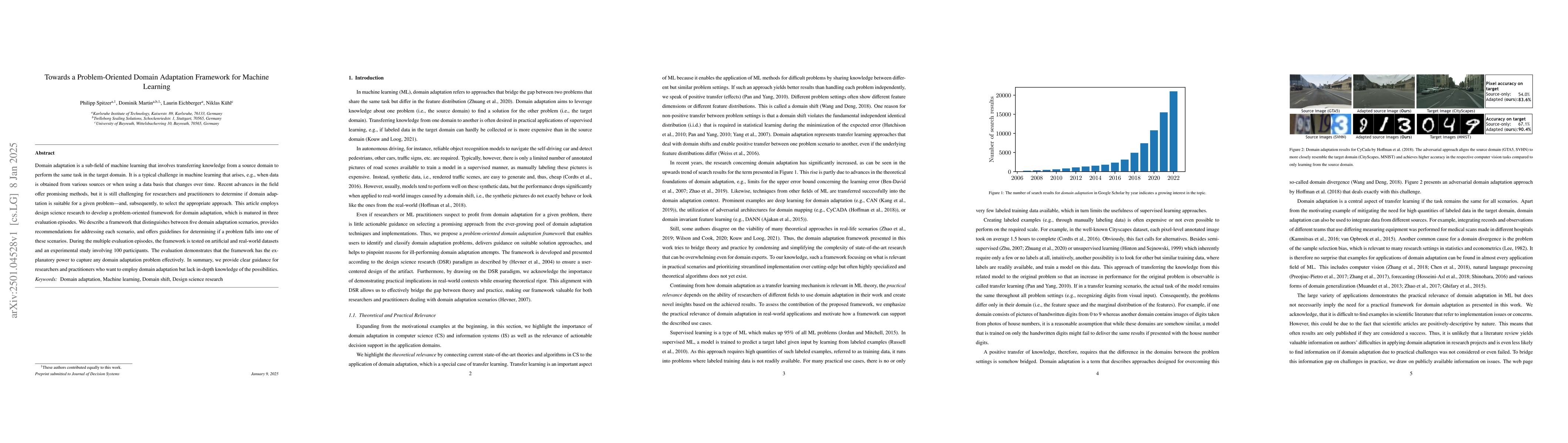 Thumbnail for Towards a Problem-Oriented Domain Adaptation Framework for Machine
  Learning