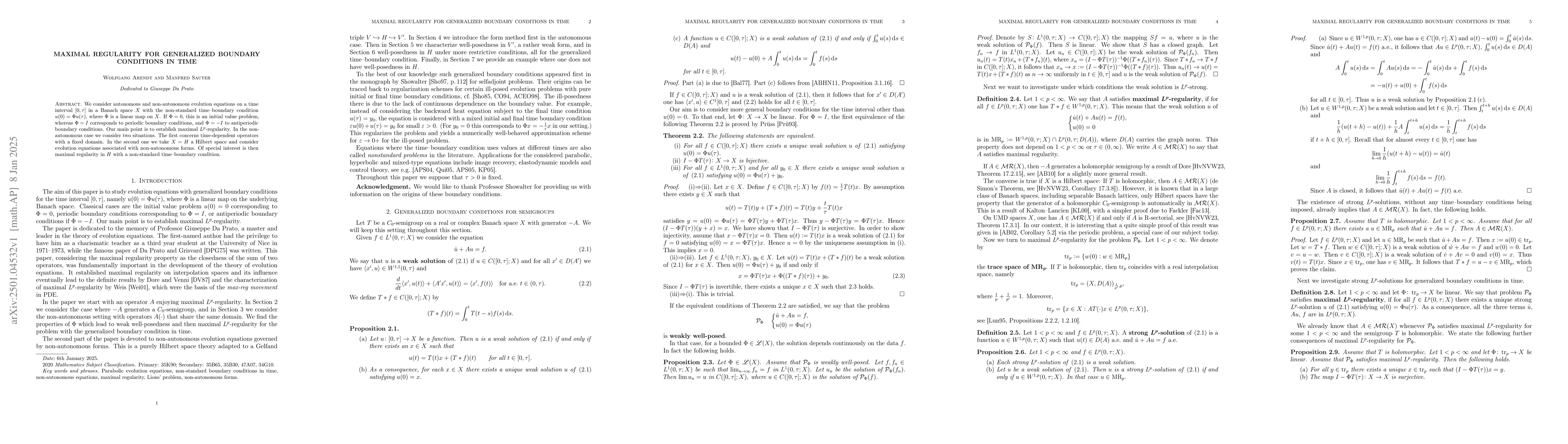 Thumbnail for Maximal regularity for generalized boundary conditions in time