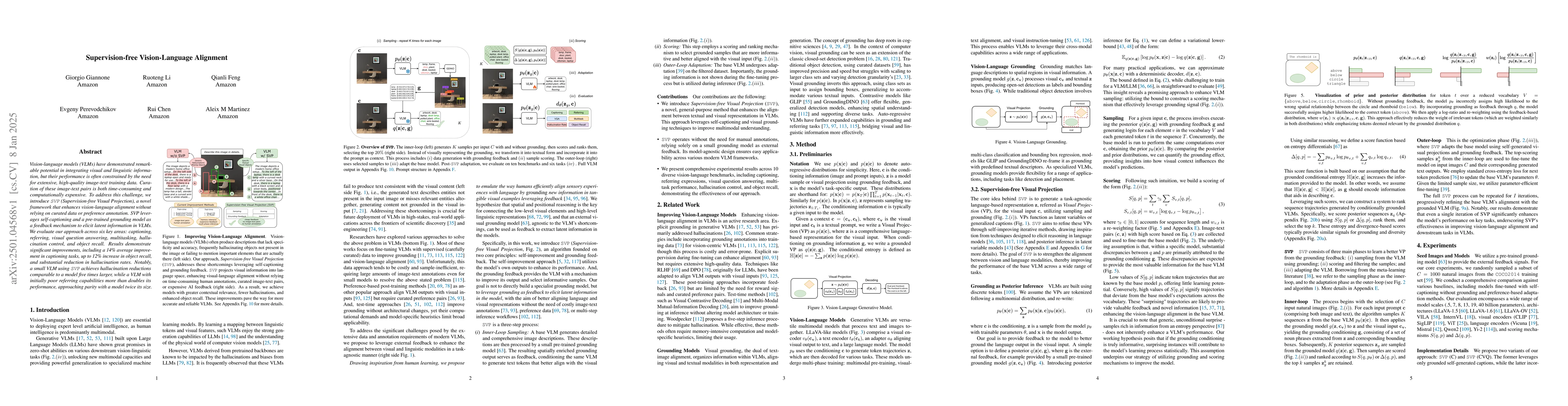 Thumbnail for Supervision-free Vision-Language Alignment