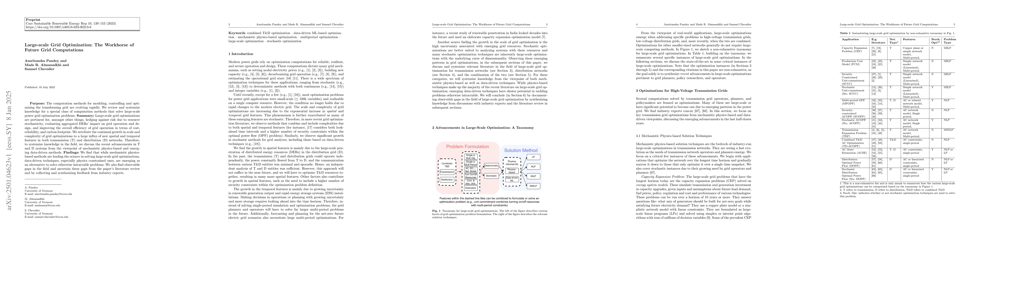 Thumbnail for Large-scale Grid Optimization: The Workhorse of Future Grid Computations