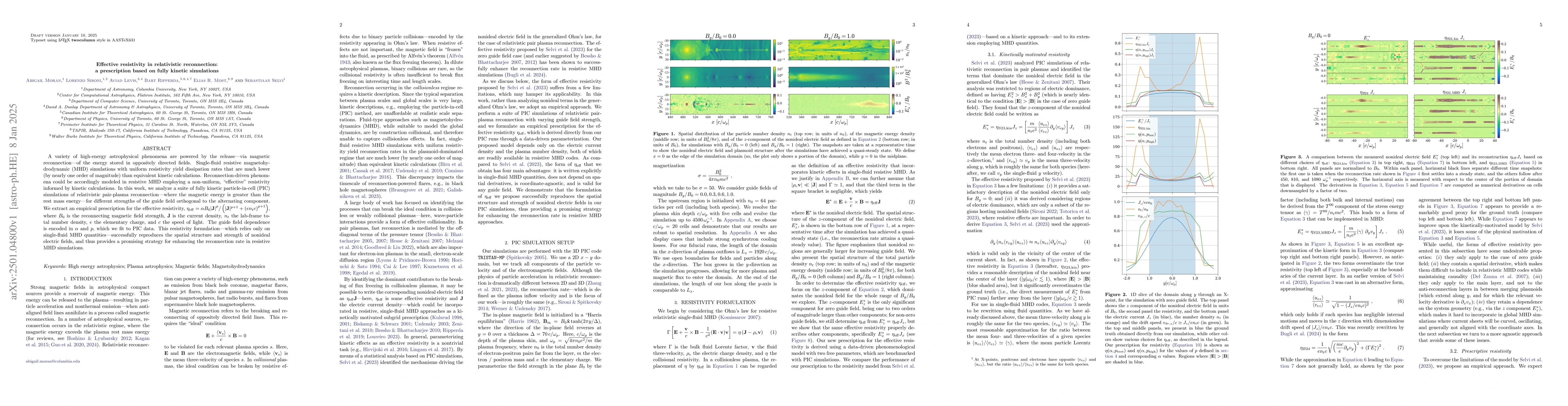 Thumbnail for Effective resistivity in relativistic reconnection: a prescription based
  on fully kinetic simulations
