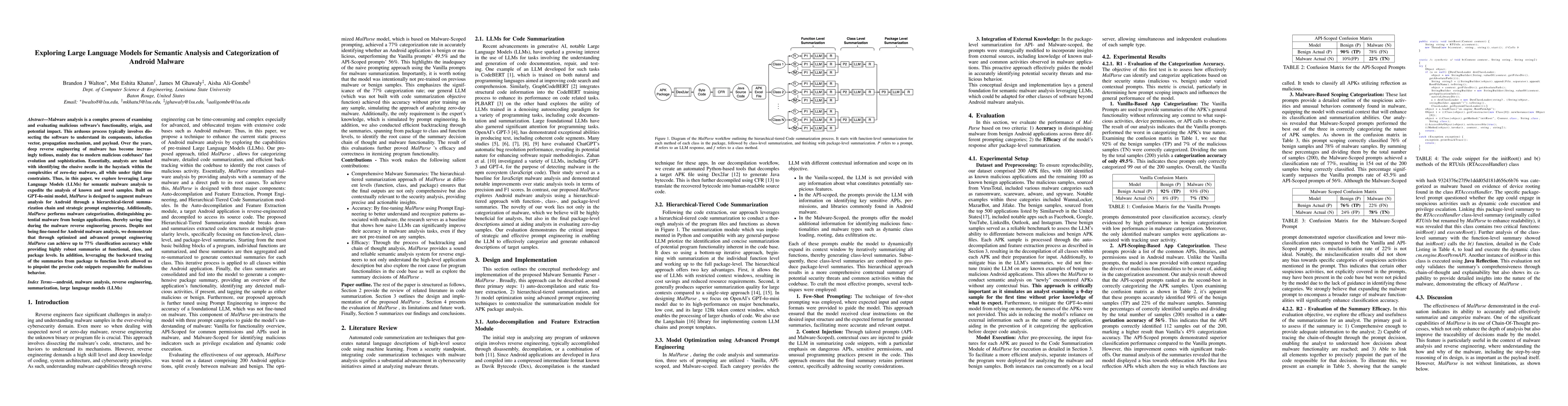Thumbnail for Exploring Large Language Models for Semantic Analysis and Categorization
  of Android Malware