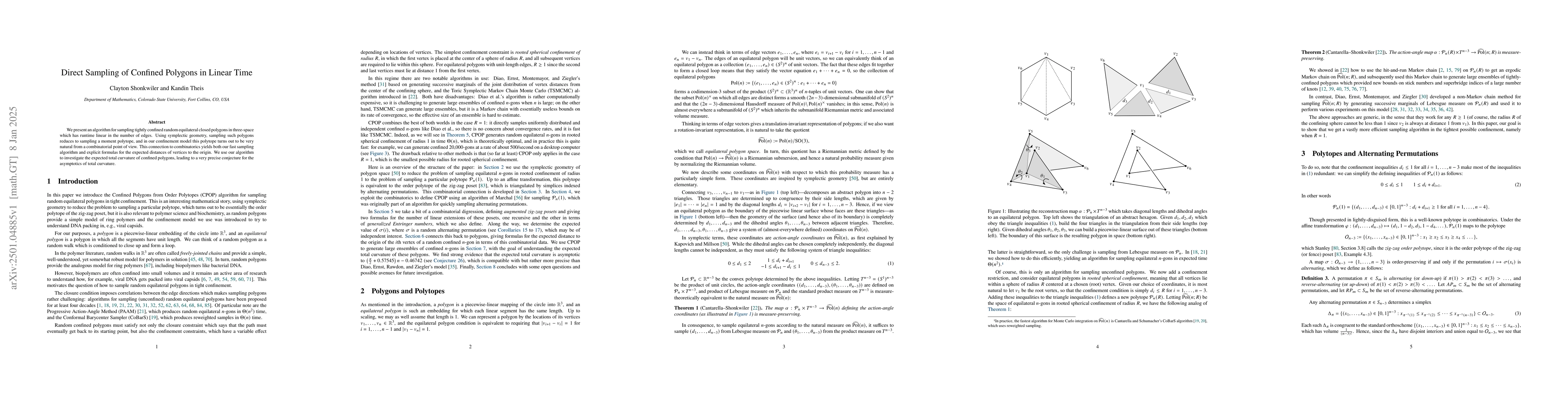 Thumbnail for Direct Sampling of Confined Polygons in Linear Time