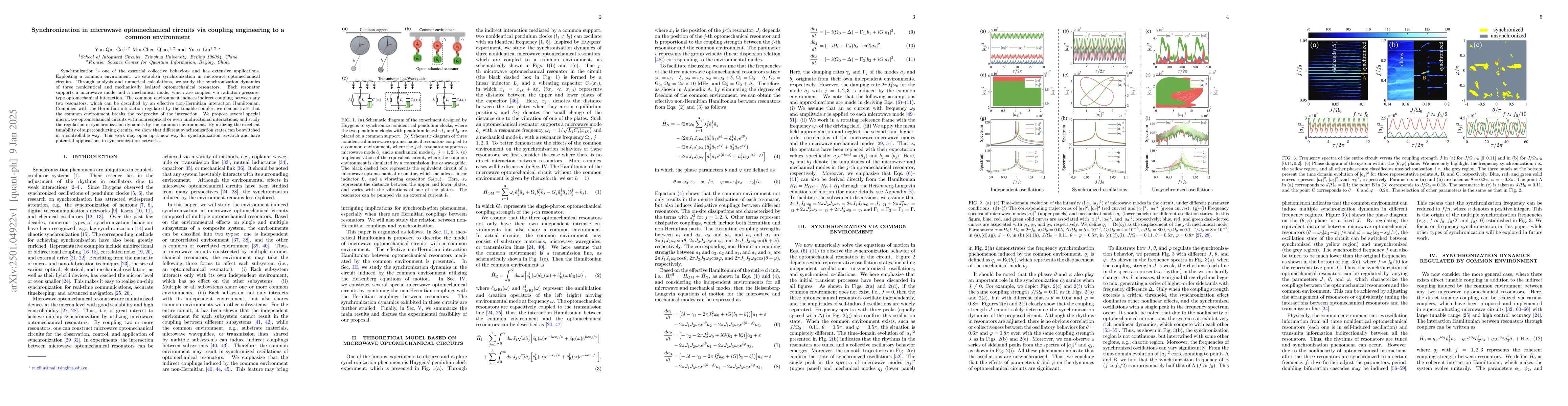 Thumbnail for Synchronization in microwave optomechanical circuits via coupling
  engineering to a common environment