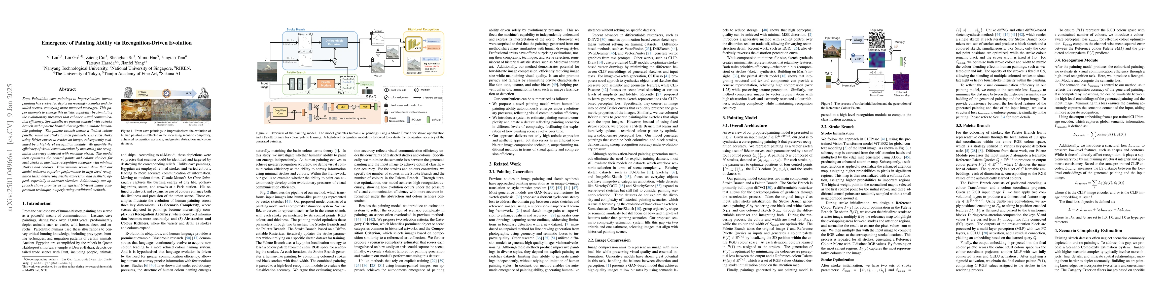 Thumbnail for Emergence of Painting Ability via Recognition-Driven Evolution