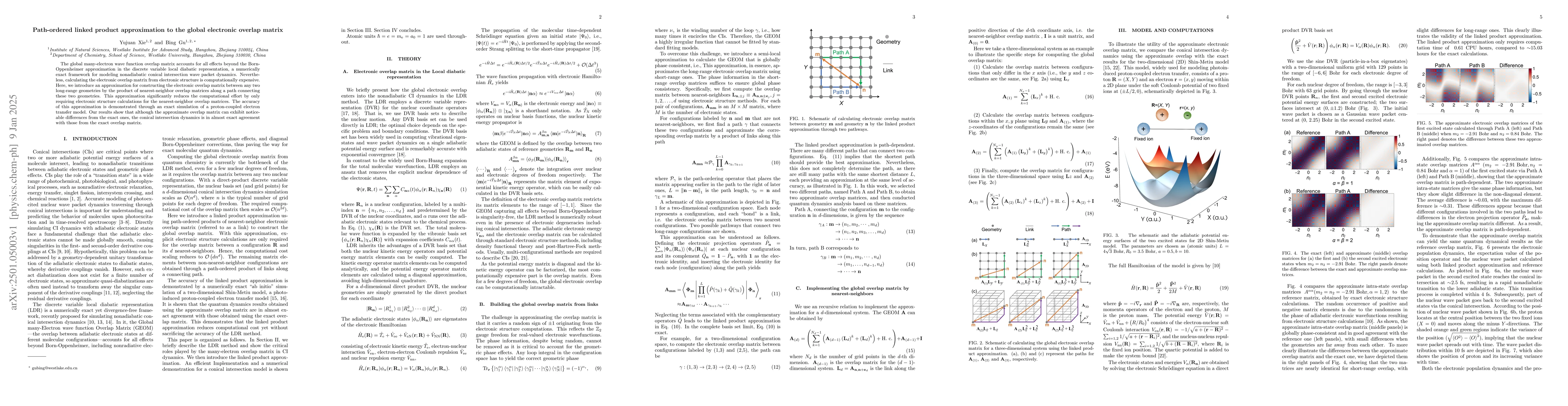 Thumbnail for Path-ordered linked product approximation to the global electronic
  overlap matrix