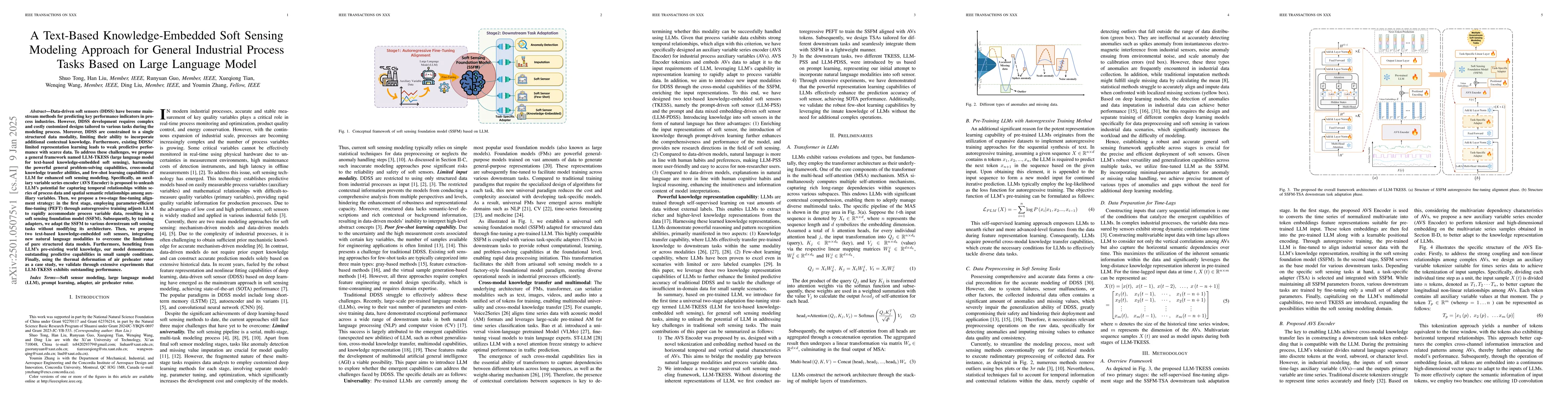 Thumbnail for A Text-Based Knowledge-Embedded Soft Sensing Modeling Approach for
  General Industrial Process Tasks Based on Large Language Model
