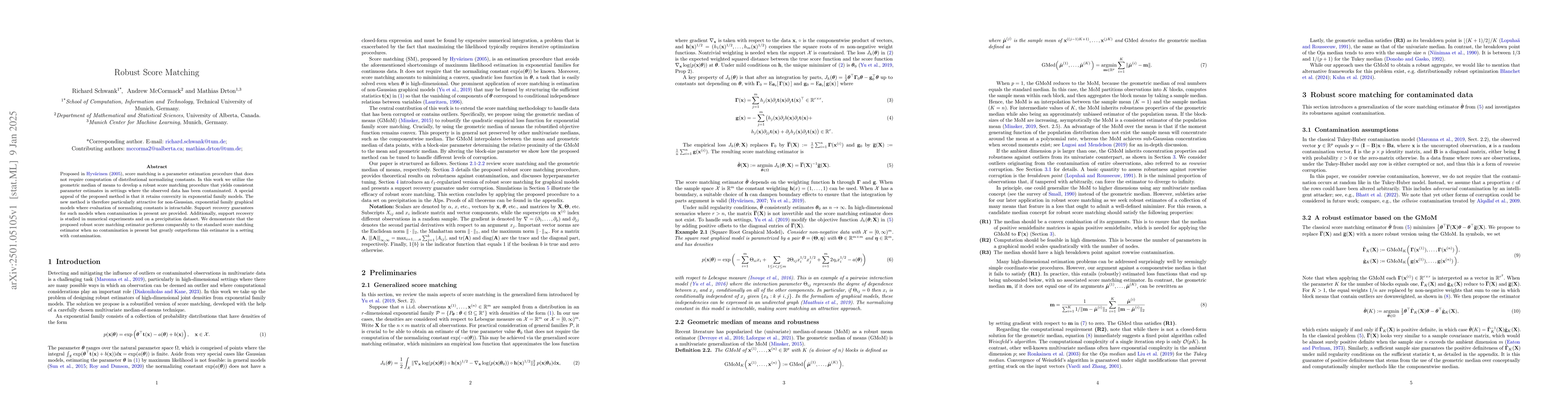 Thumbnail for Robust Score Matching