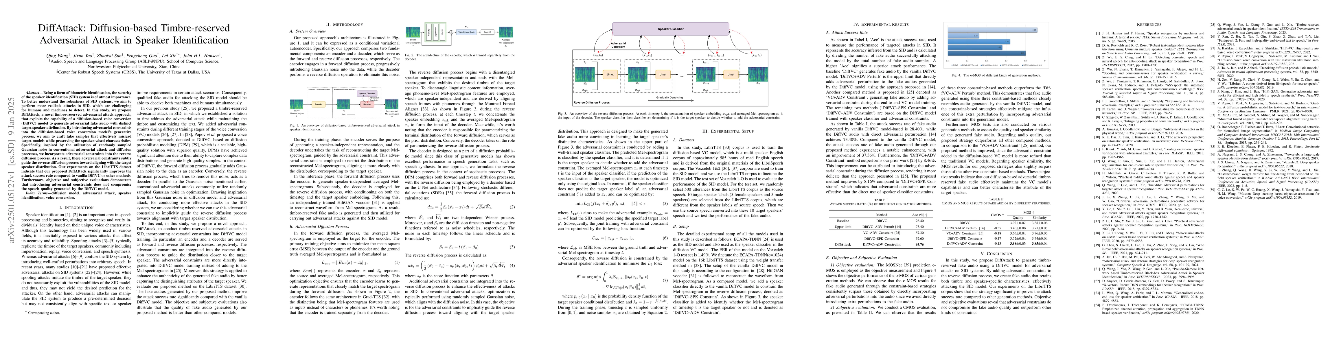 Thumbnail for DiffAttack: Diffusion-based Timbre-reserved Adversarial Attack in
  Speaker Identification