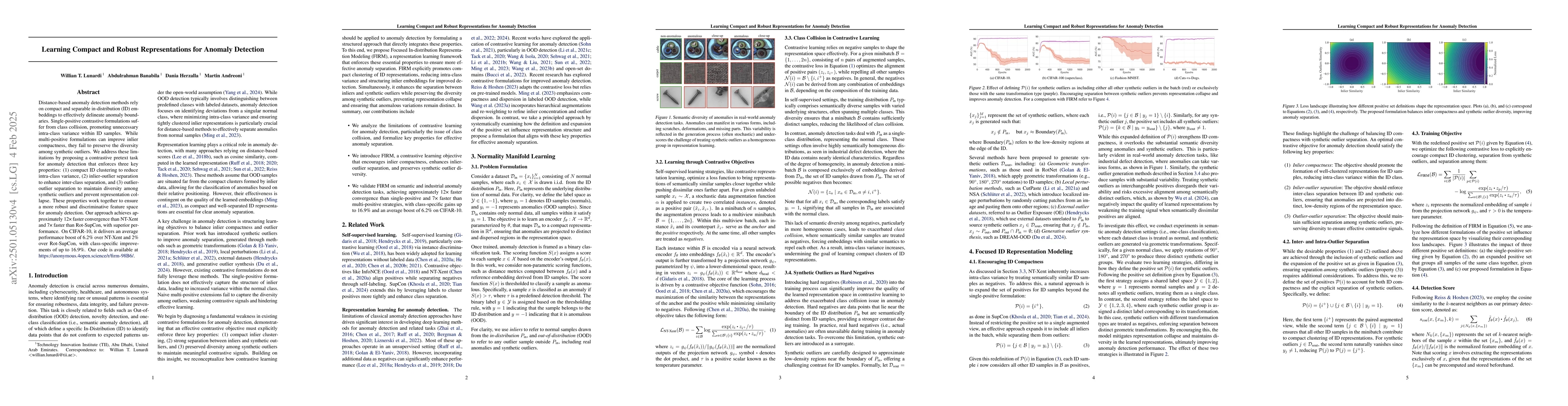 Thumbnail for Learning In-Distribution Representations for Anomaly Detection