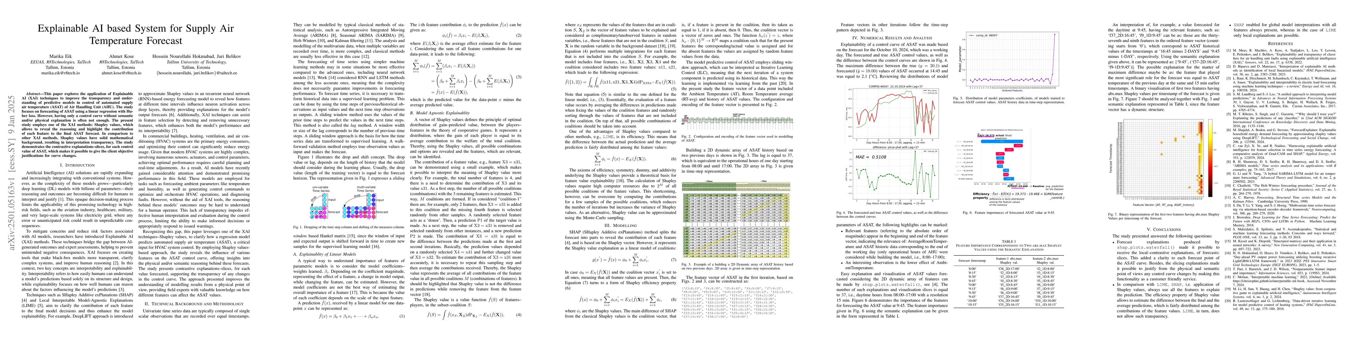 Thumbnail for Explainable AI based System for Supply Air Temperature Forecast