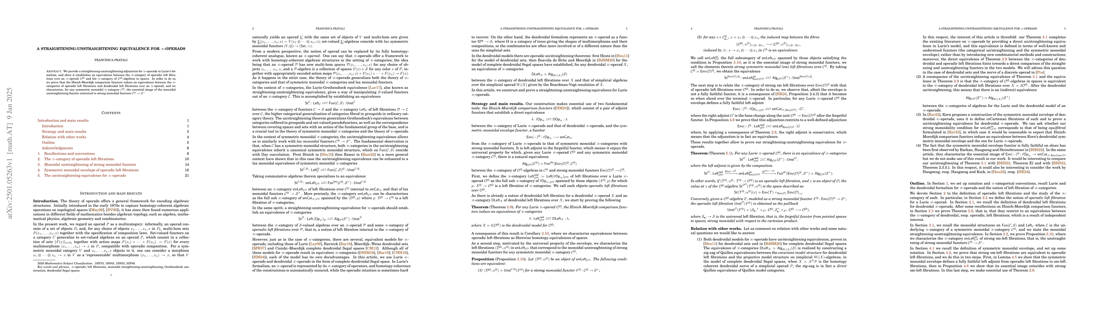 Thumbnail for A straightening-unstraightening equivalence for $\infty$-operads
