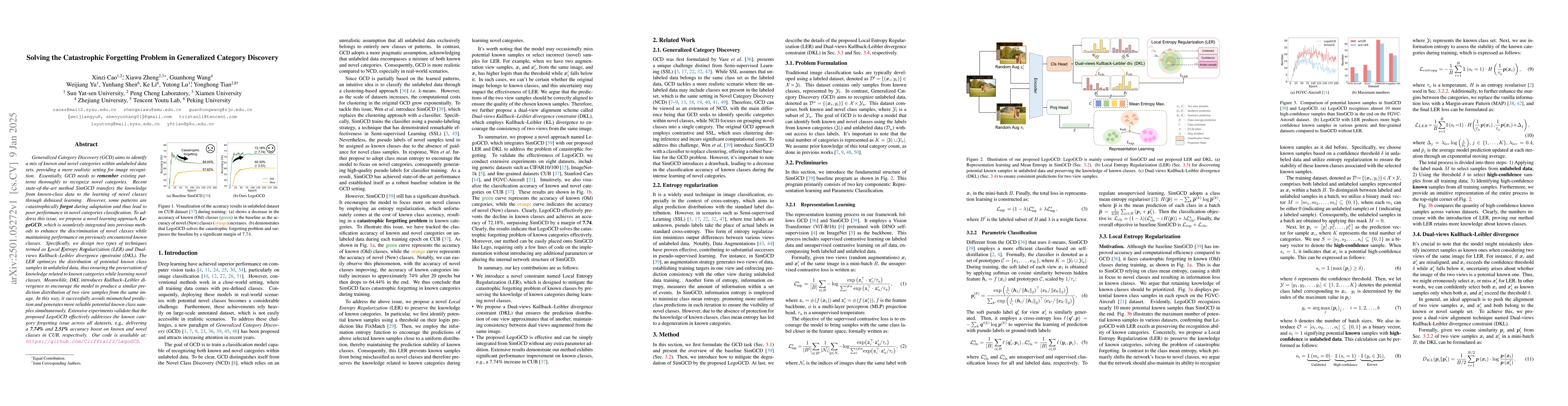 Thumbnail for Solving the Catastrophic Forgetting Problem in Generalized Category
  Discovery