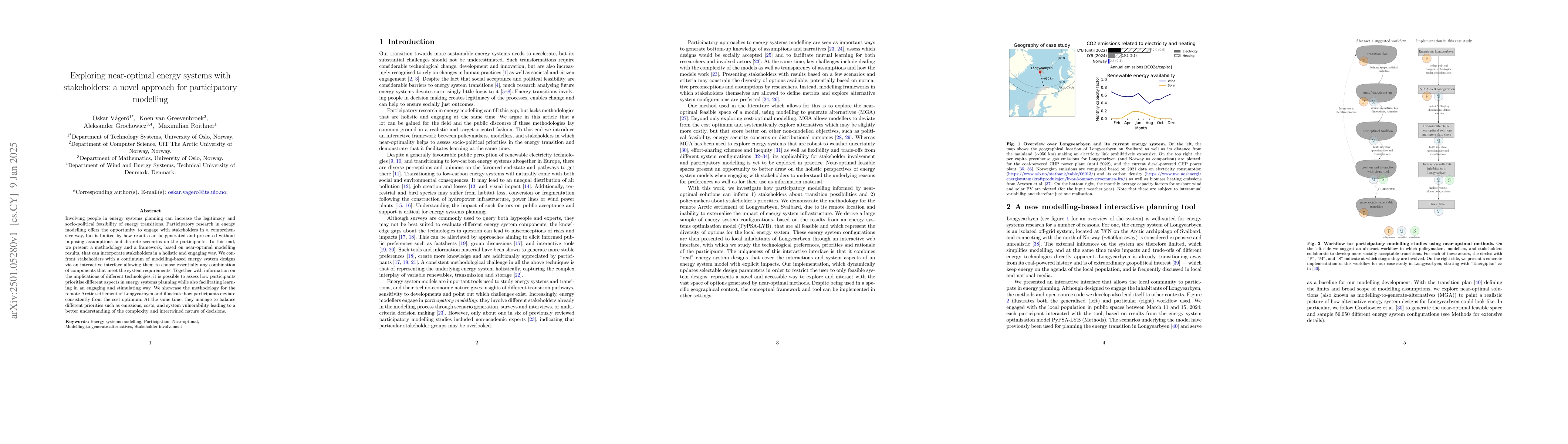Thumbnail for Exploring near-optimal energy systems with stakeholders: a novel
  approach for participatory modelling