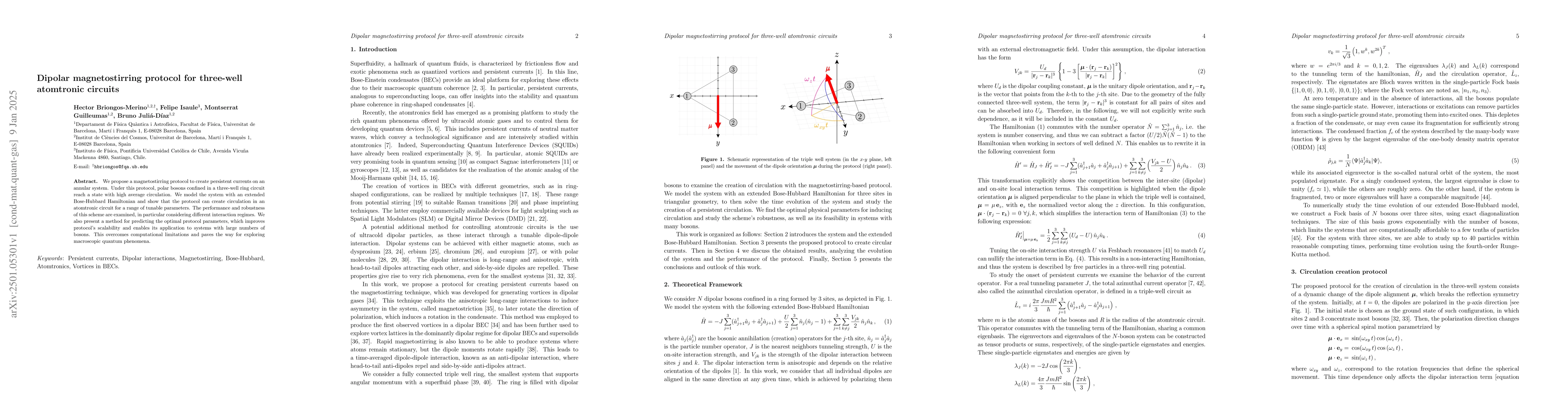 Thumbnail for Dipolar magnetostirring protocol for three-well atomtronic circuits