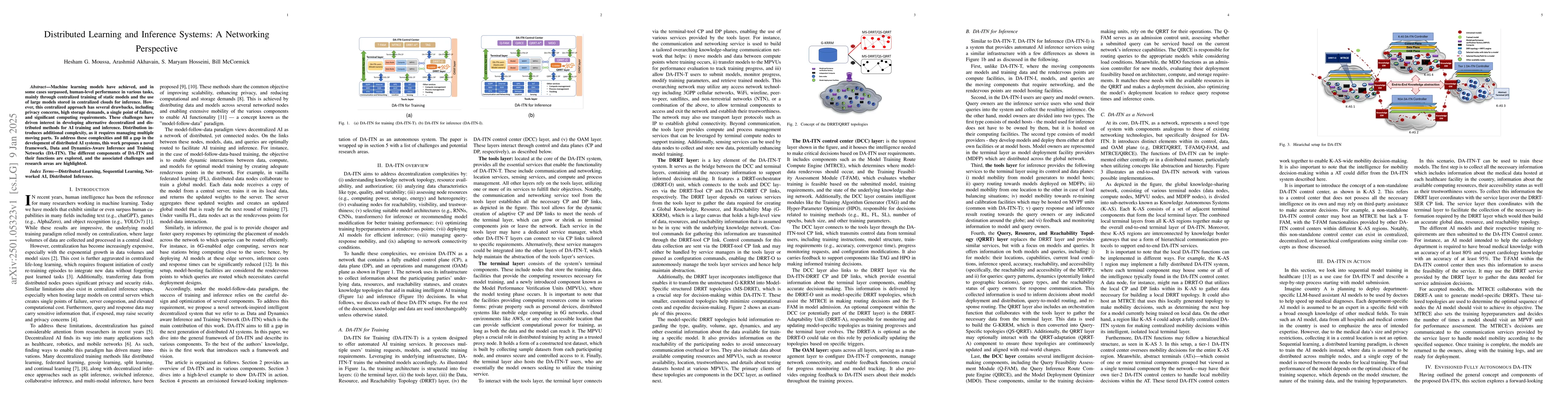 Thumbnail for Distributed Learning and Inference Systems: A Networking Perspective