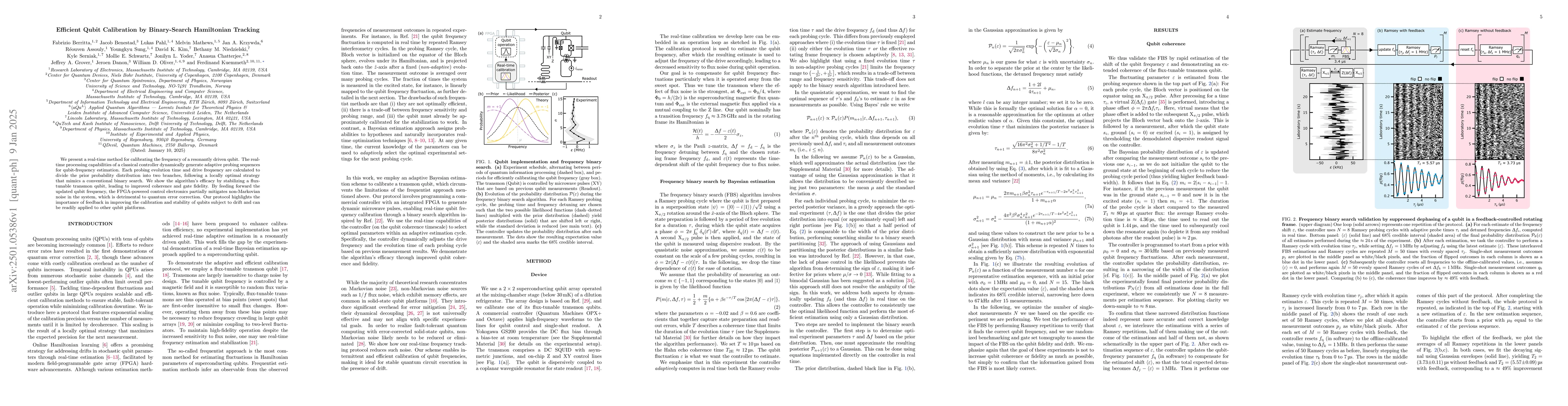 Thumbnail for Efficient Qubit Calibration by Binary-Search Hamiltonian Tracking
