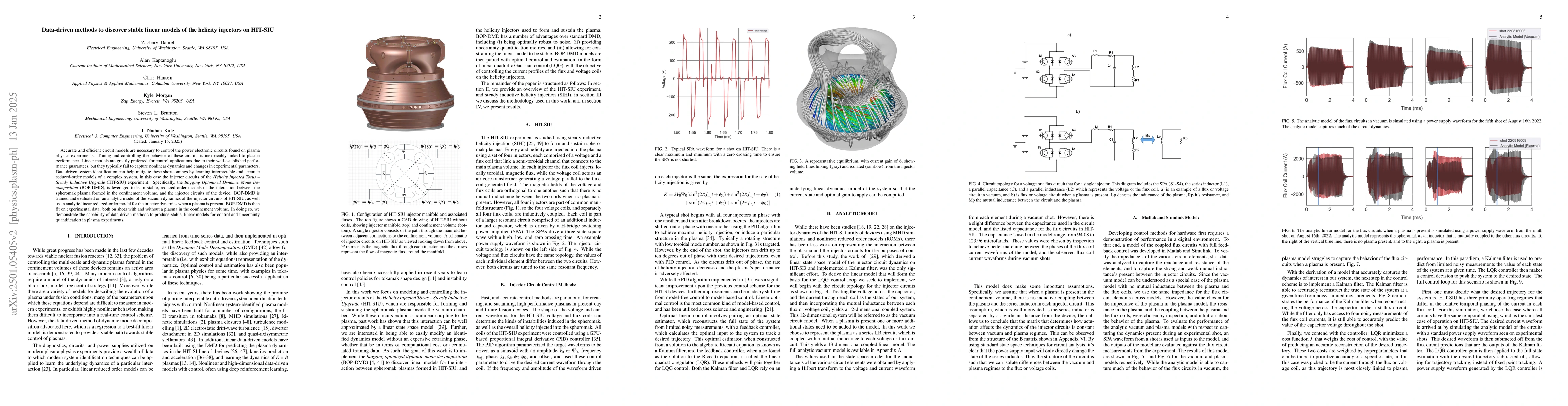 Thumbnail for Data-driven methods to discover stable linear models of the helicity
  injectors on HIT-SIU