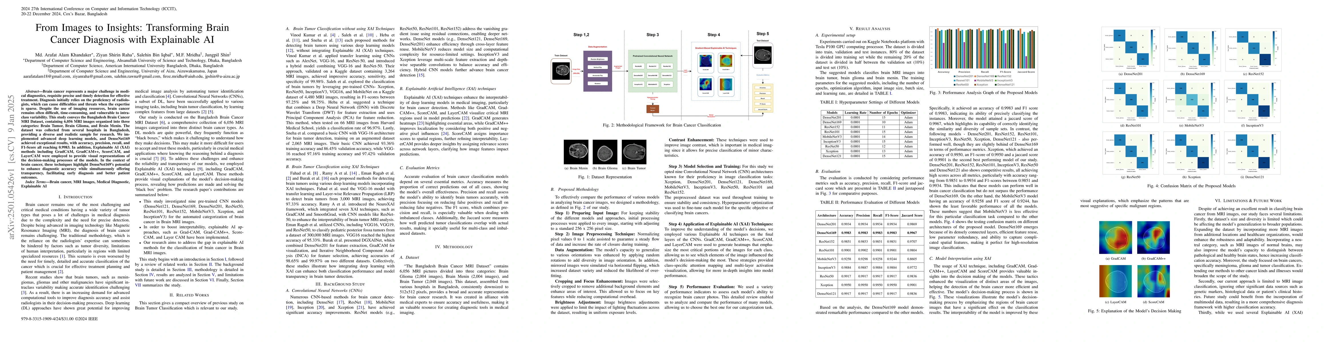 Thumbnail for From Images to Insights: Transforming Brain Cancer Diagnosis with
  Explainable AI