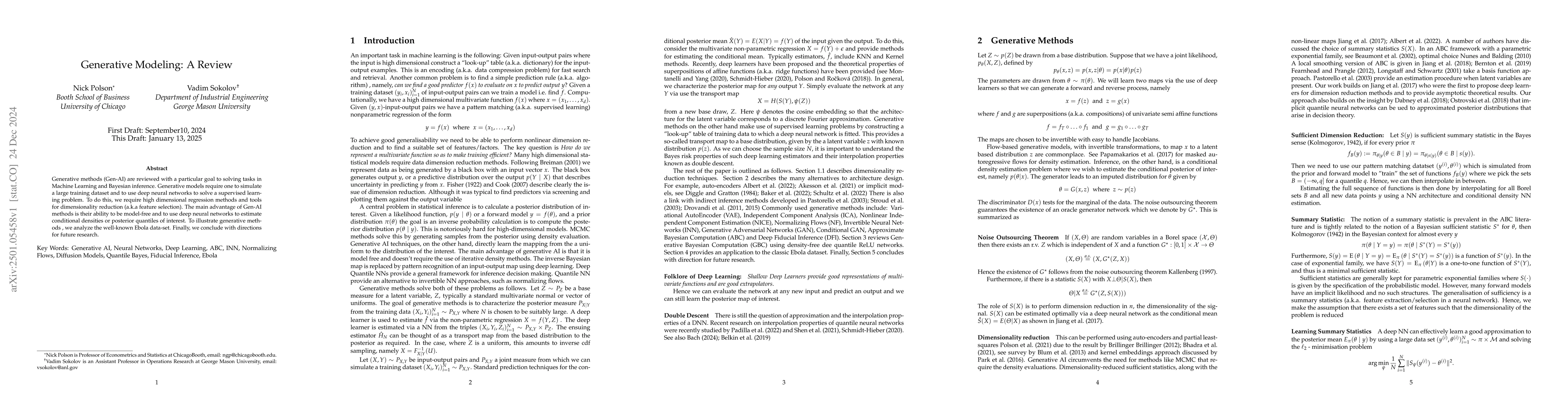 Thumbnail for Generative Modeling: A Review