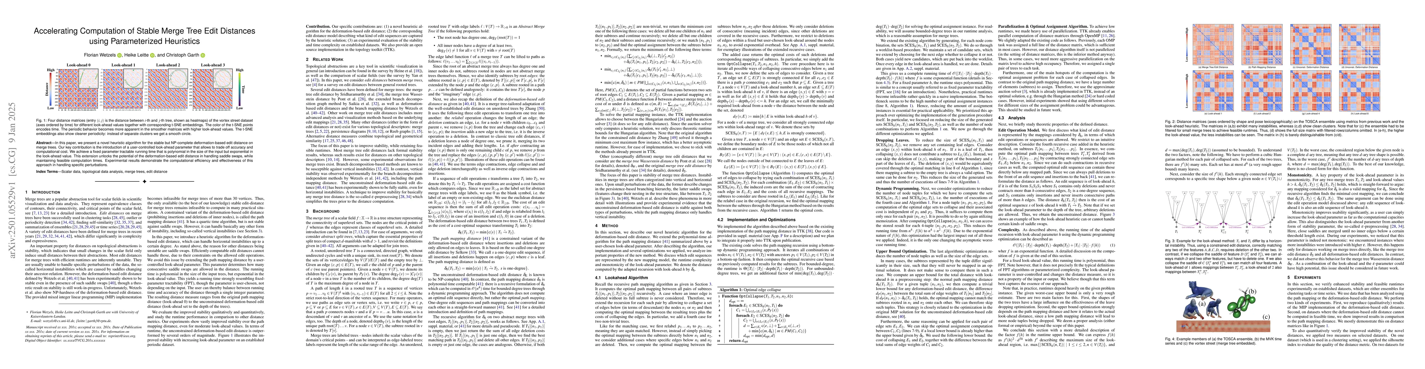 Thumbnail for Accelerating Computation of Stable Merge Tree Edit Distances using
  Parameterized Heuristics