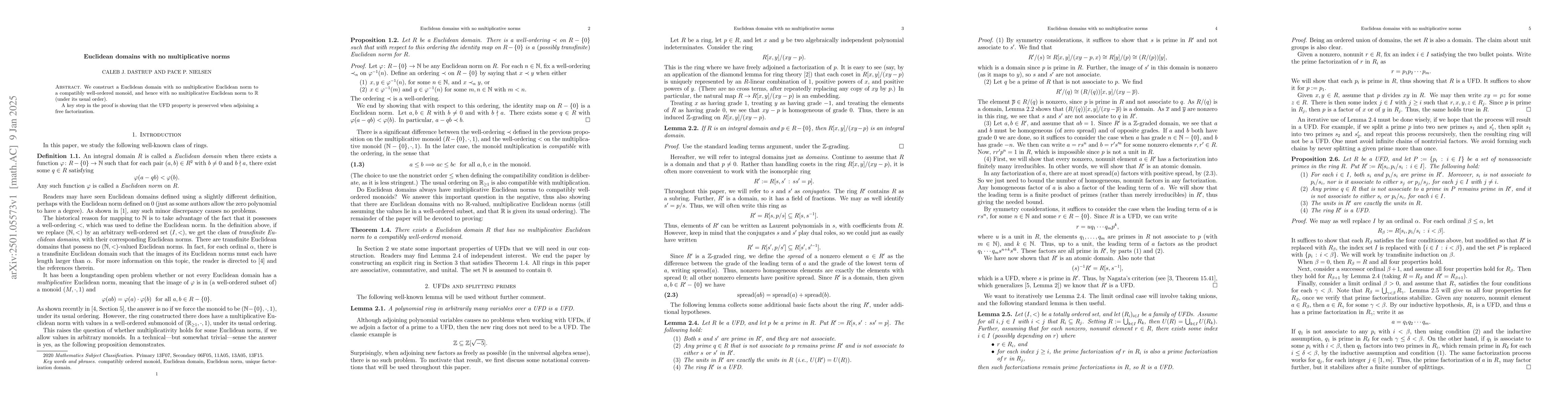 Thumbnail for Euclidean domains with no multiplicative norms