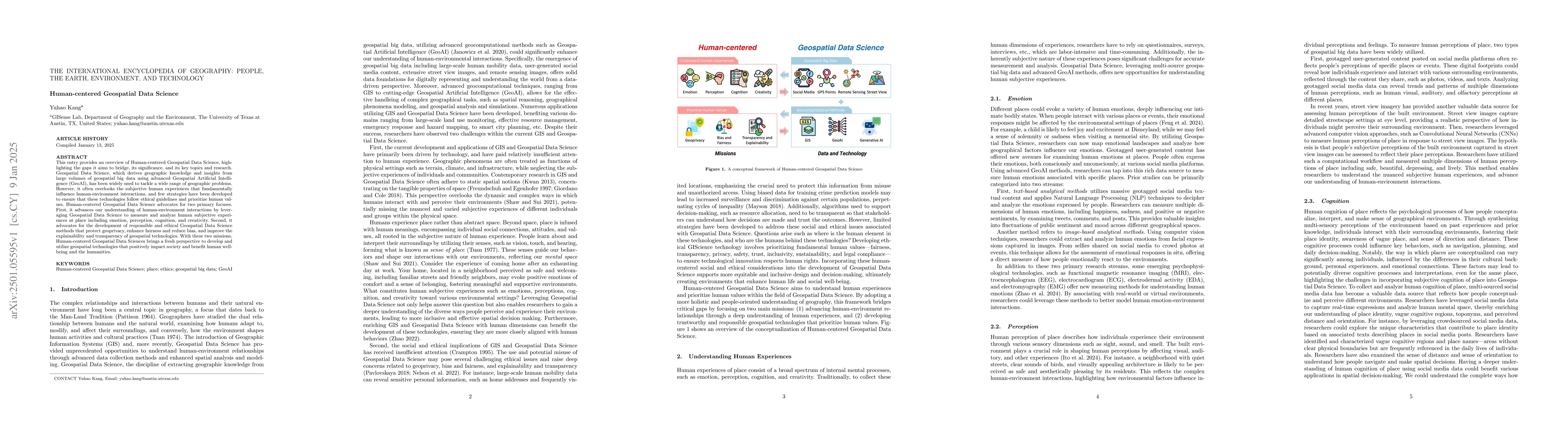 Thumbnail for Human-centered Geospatial Data Science