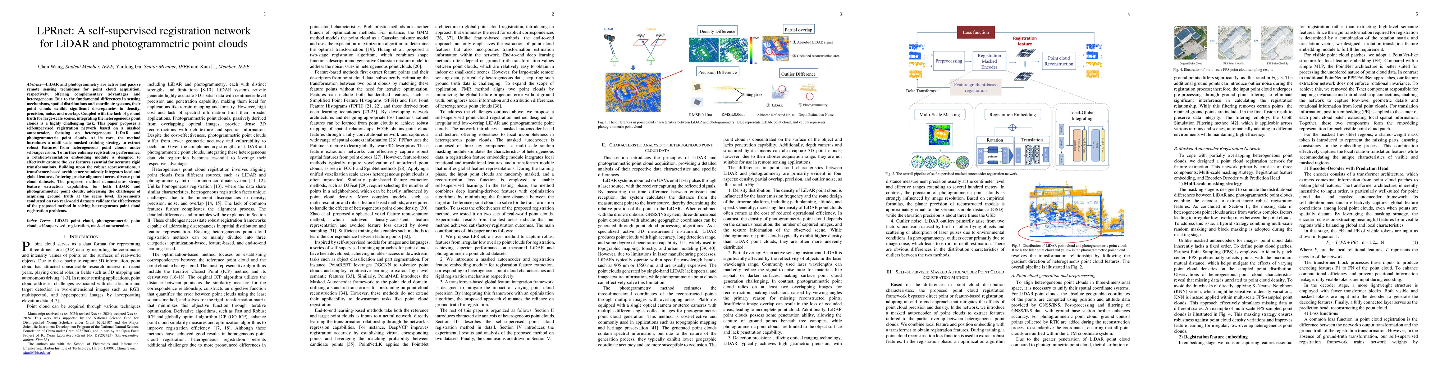 Thumbnail for LPRnet: A self-supervised registration network for LiDAR and
  photogrammetric point clouds