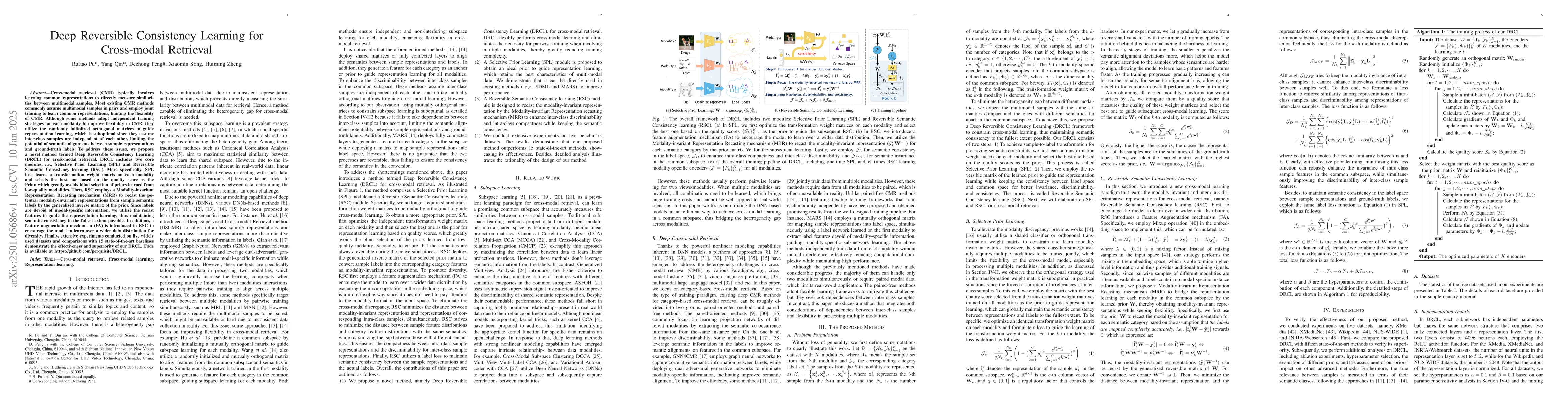 Thumbnail for Deep Reversible Consistency Learning for Cross-modal Retrieval
