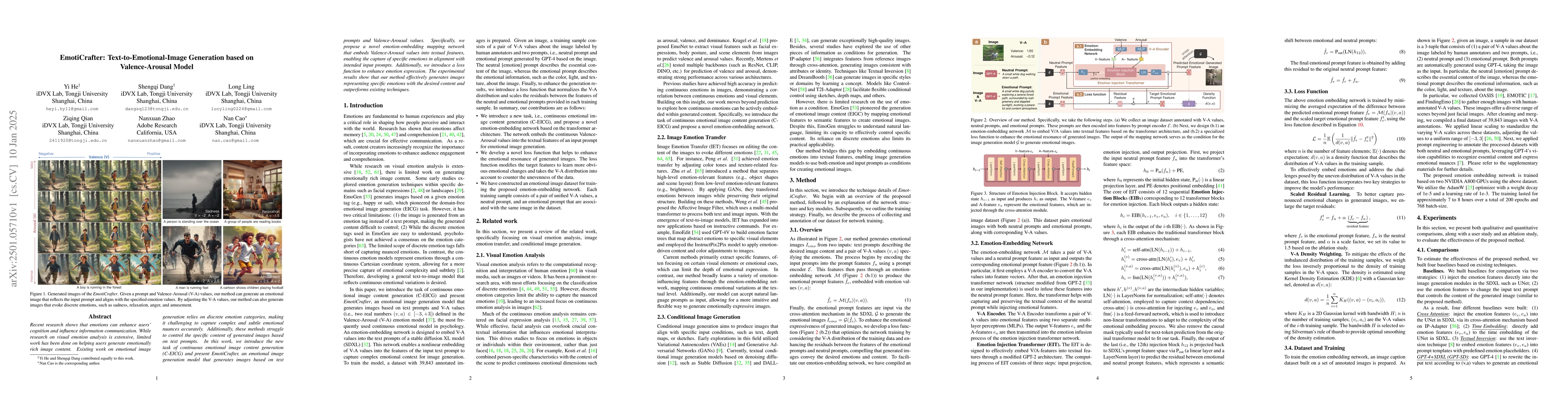 Thumbnail for EmotiCrafter: Text-to-Emotional-Image Generation based on
  Valence-Arousal Model