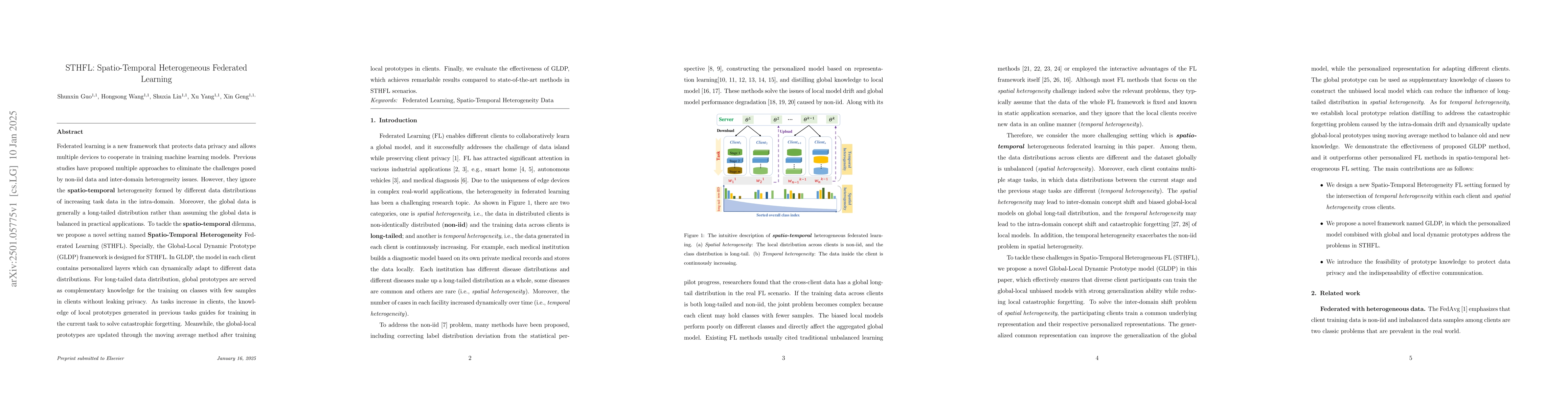 Thumbnail for STHFL: Spatio-Temporal Heterogeneous Federated Learning
