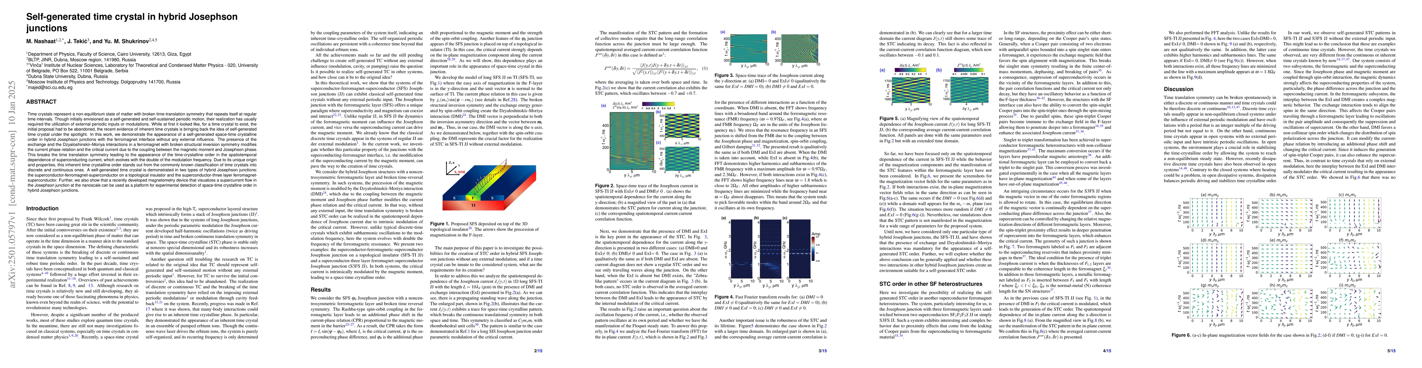 Thumbnail for Self-generated time crystal in hybrid Josephson junctions