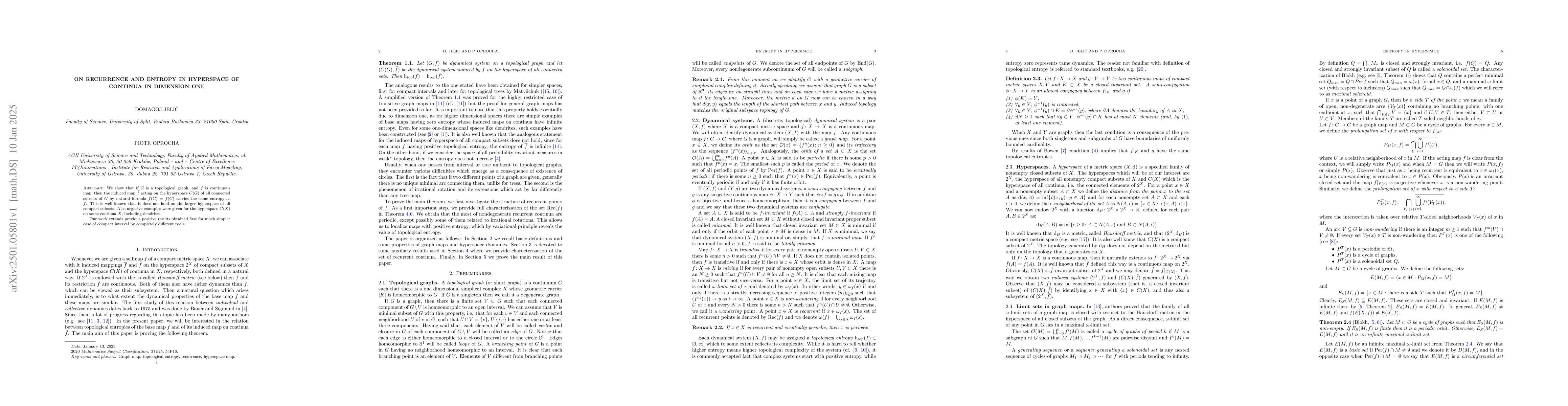 Thumbnail for On recurrence and entropy in hyperspace of continua in dimension one