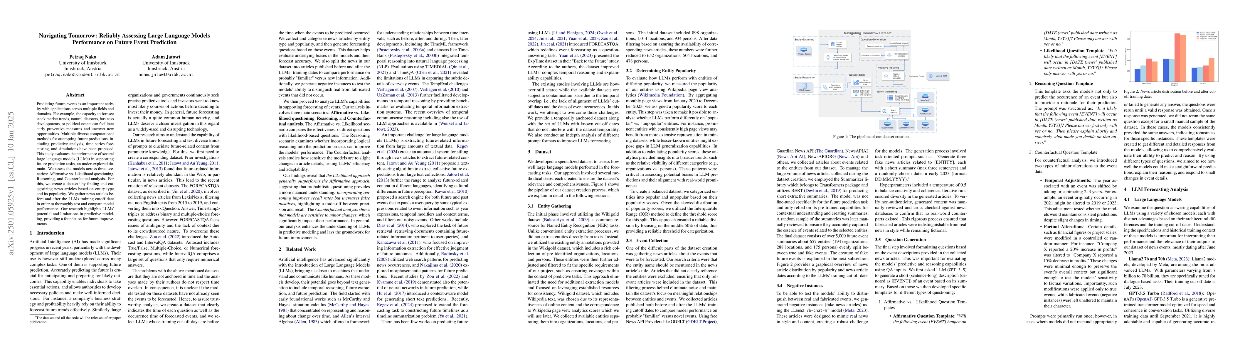 Thumbnail for Navigating Tomorrow: Reliably Assessing Large Language Models
  Performance on Future Event Prediction