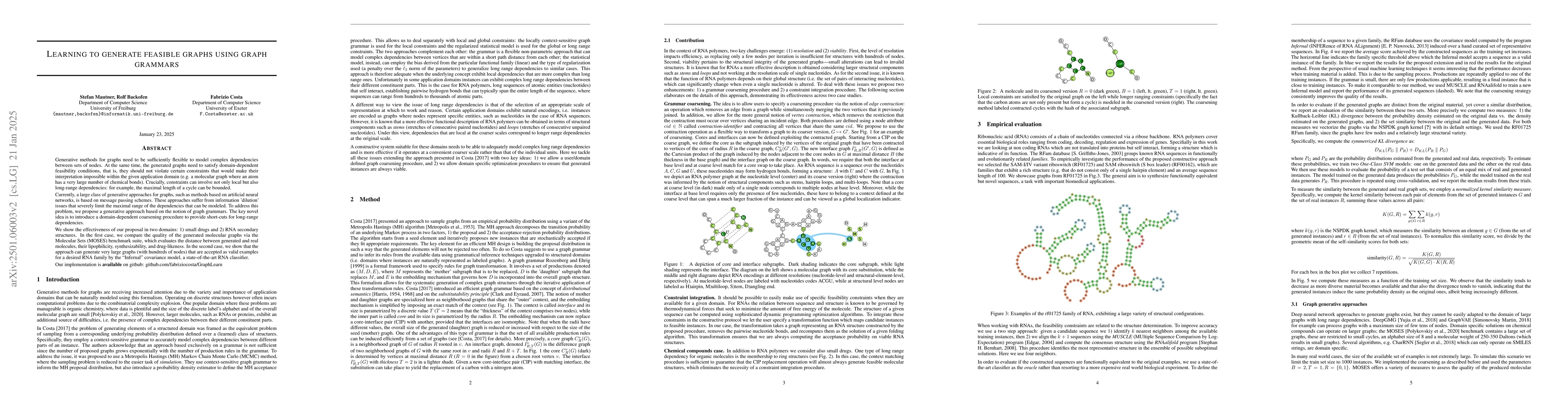 Thumbnail for Learning to generate feasible graphs using graph grammars