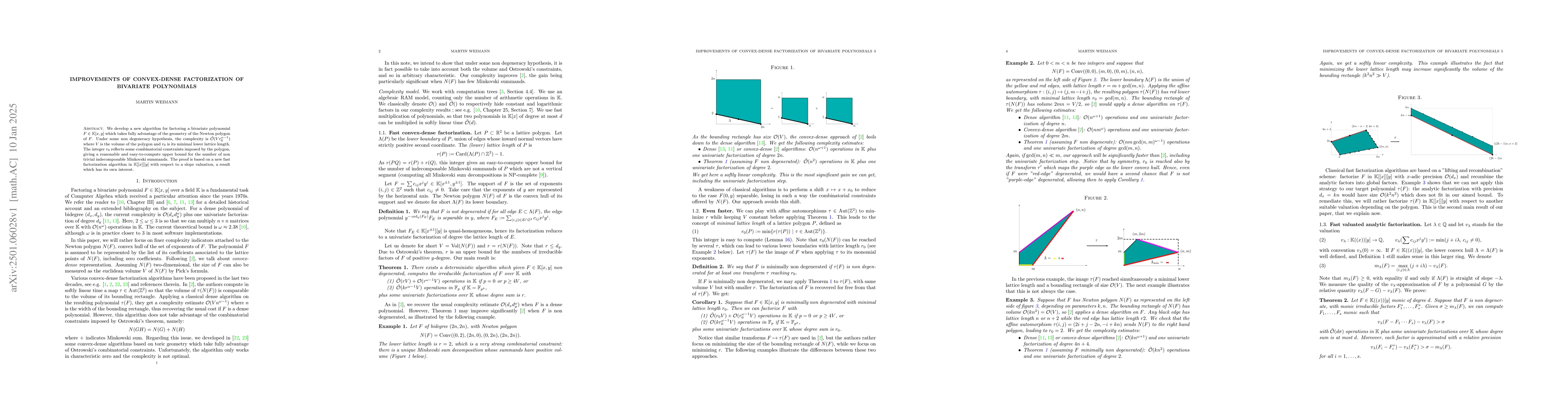 Thumbnail for Improvements of convex-dense factorization of bivariate polynomials