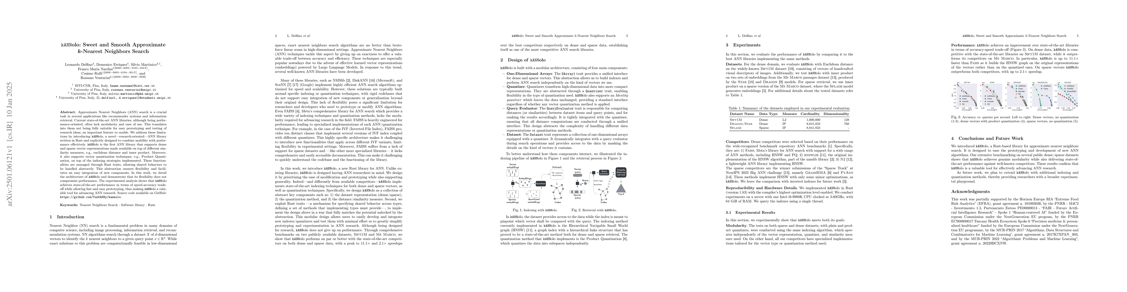 Thumbnail for kANNolo: Sweet and Smooth Approximate k-Nearest Neighbors Search