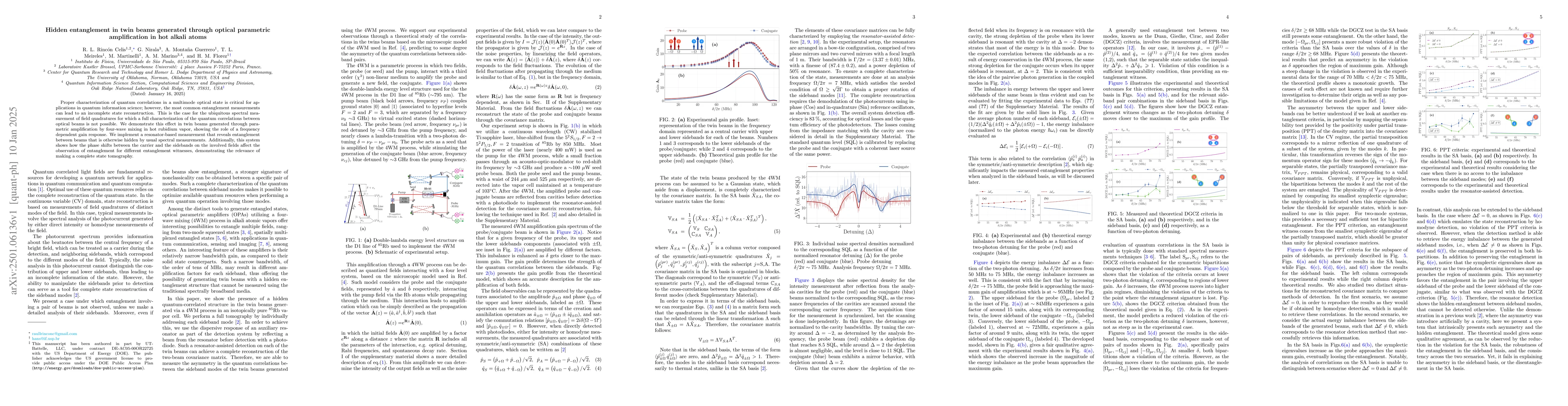 Thumbnail for Hidden entanglement in twin beams generated through optical parametric
  amplification in hot alkali atoms