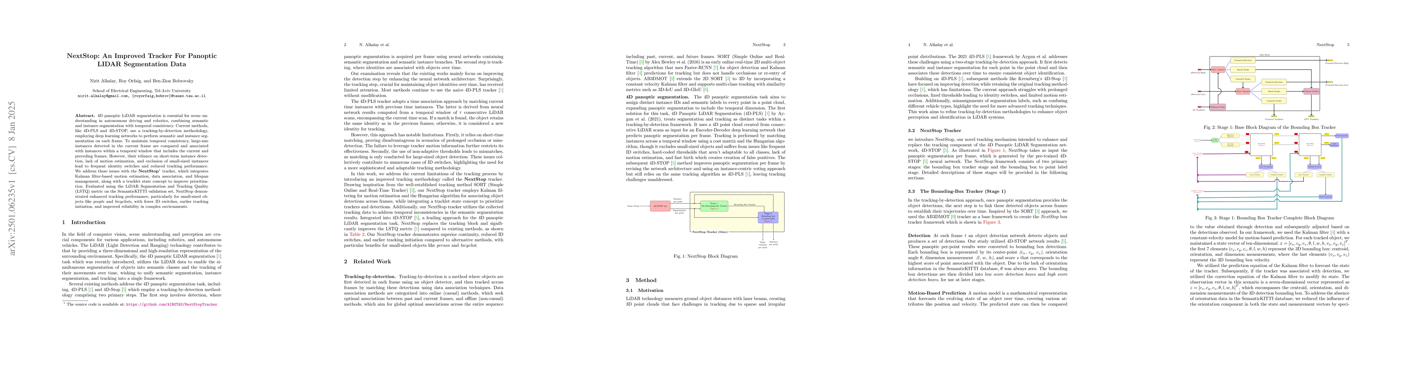 Thumbnail for NextStop: An Improved Tracker For Panoptic LIDAR Segmentation Data