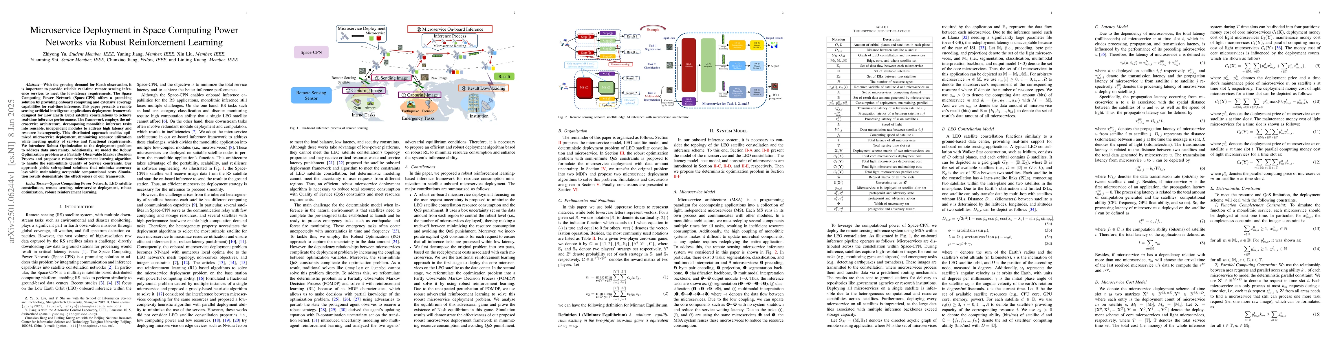 Thumbnail for Microservice Deployment in Space Computing Power Networks via Robust
  Reinforcement Learning