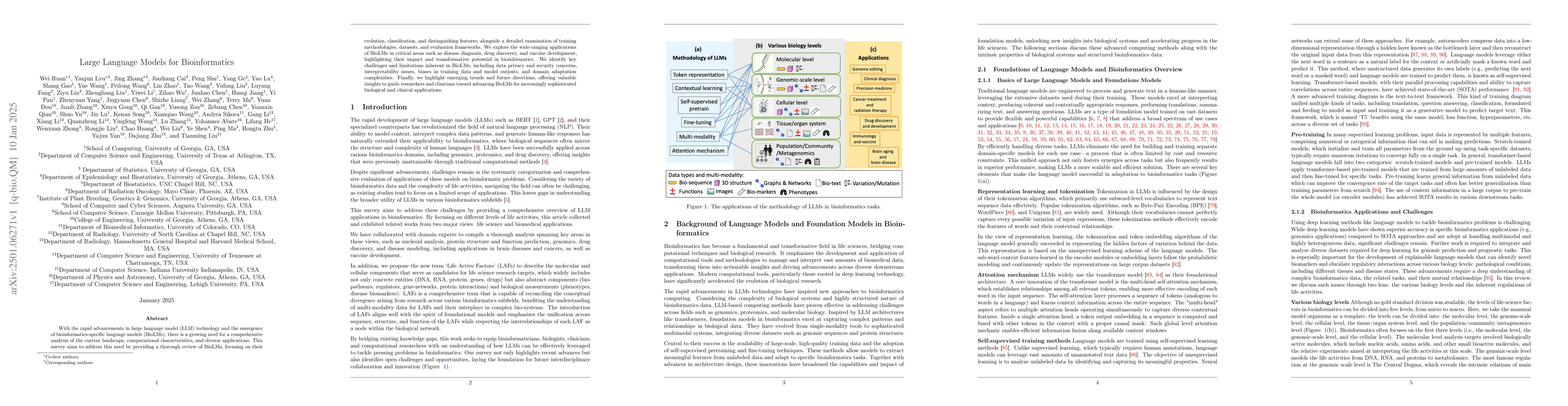 Thumbnail for Large Language Models for Bioinformatics