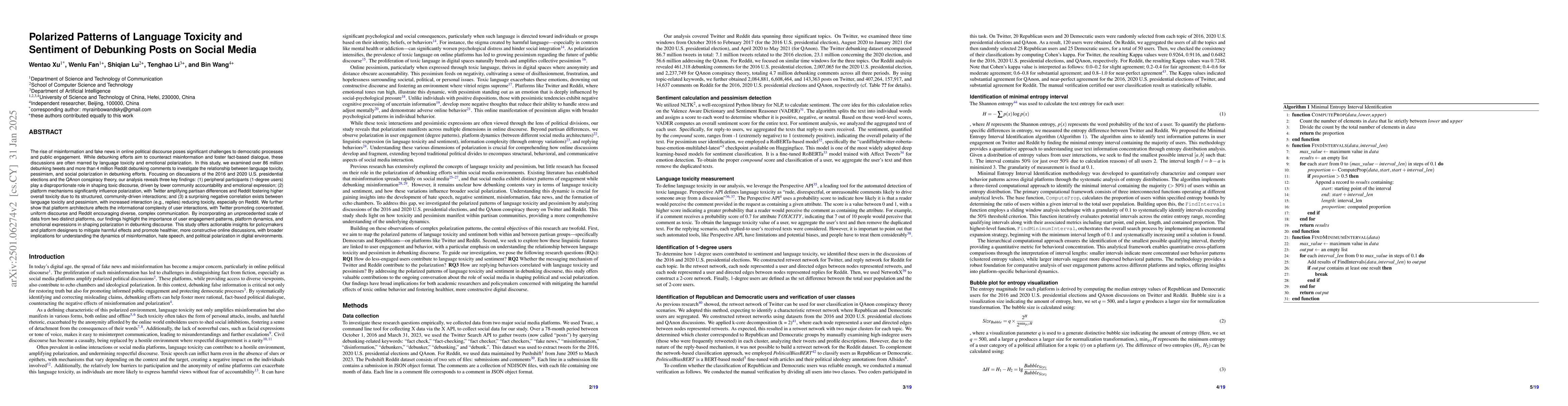 Thumbnail for Polarized Patterns of Language Toxicity and Sentiment of Debunking Posts
  on Social Media