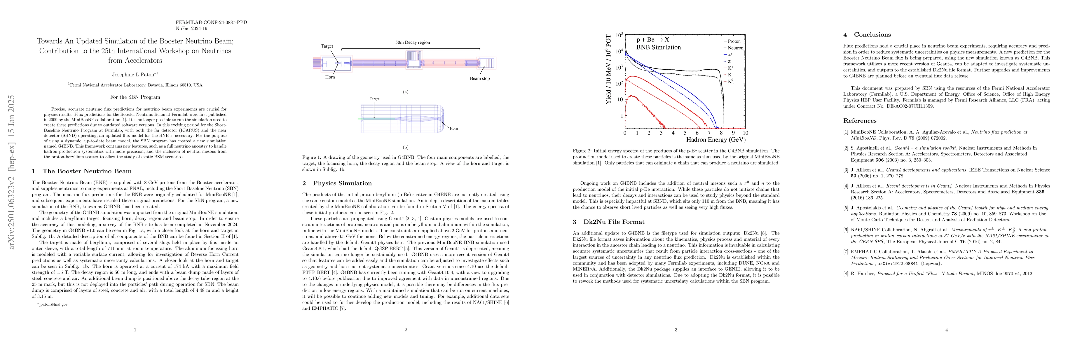 Thumbnail for Towards An Updated Simulation of the Booster Neutrino Beam