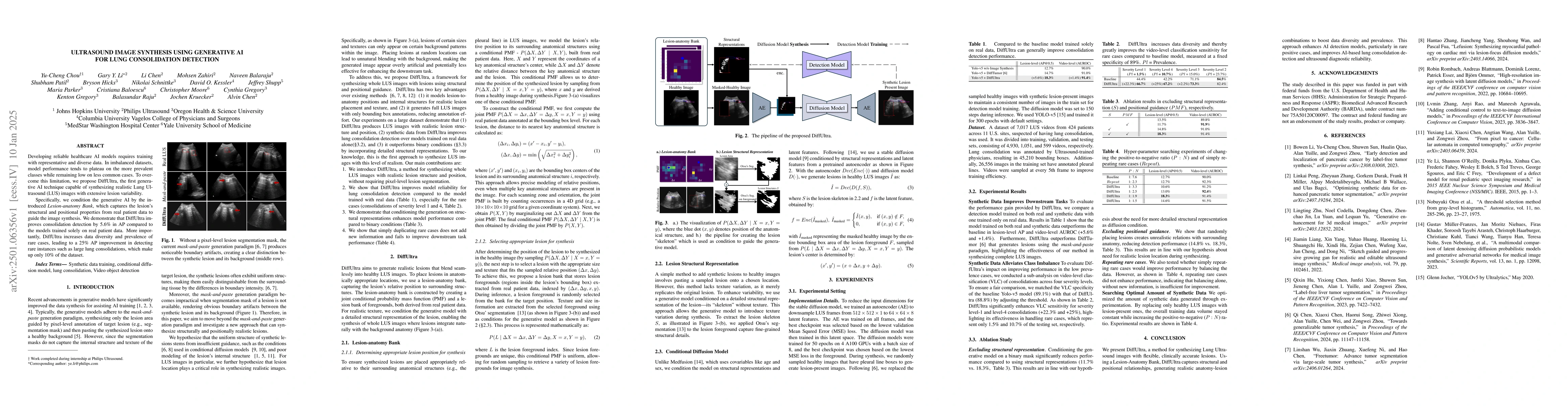 Thumbnail for Ultrasound Image Synthesis Using Generative AI for Lung Ultrasound
  Detection