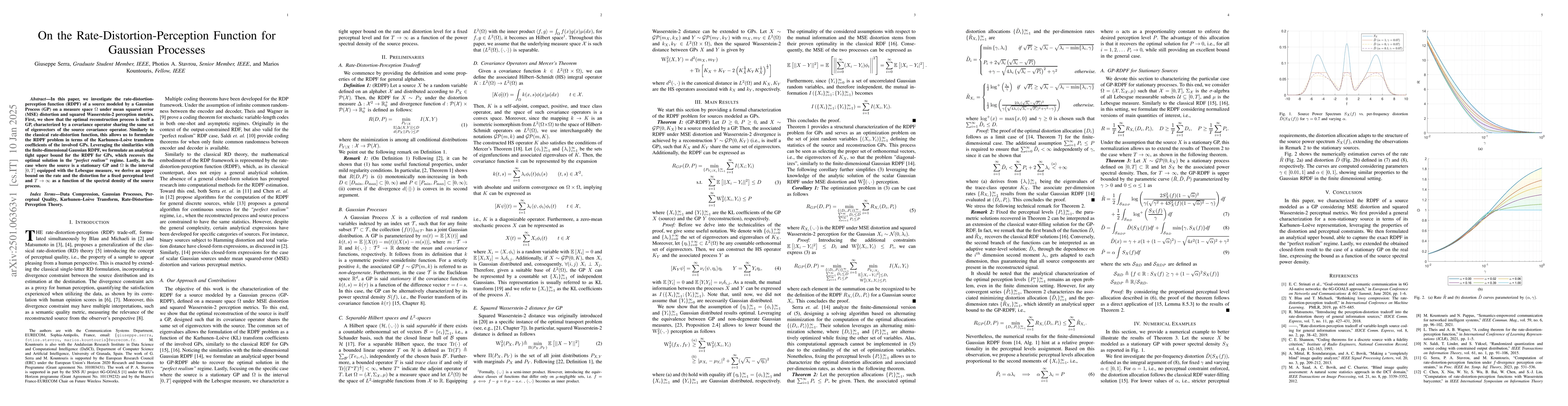Thumbnail for On the Rate-Distortion-Perception Function for Gaussian Processes