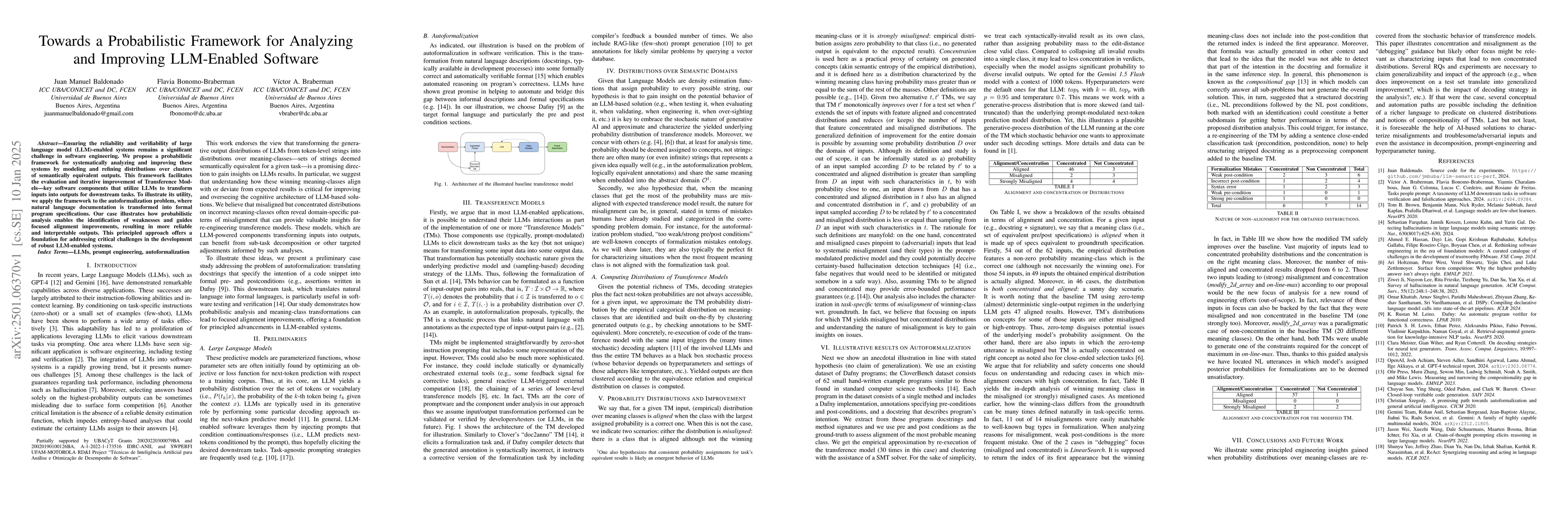 Thumbnail for Towards a Probabilistic Framework for Analyzing and Improving
  LLM-Enabled Software