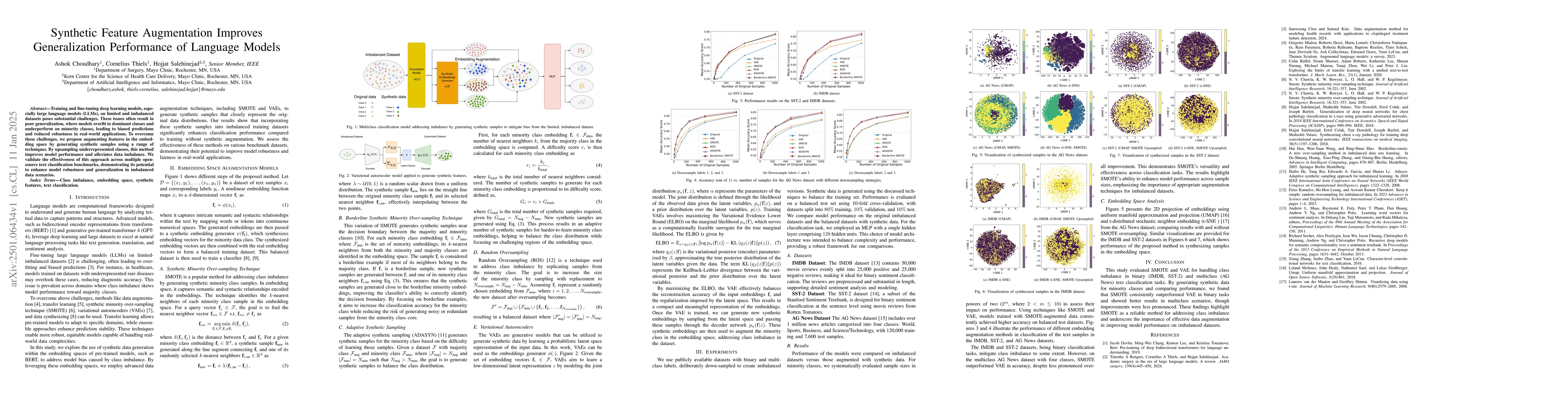 Thumbnail for Synthetic Feature Augmentation Improves Generalization Performance of
  Language Models
